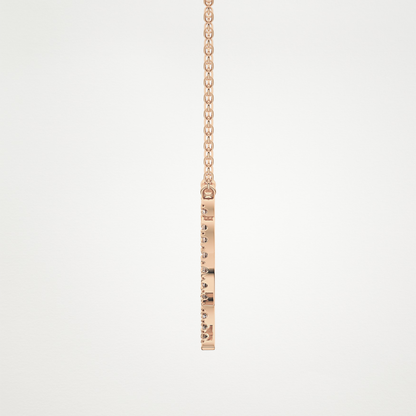 0.204 CT Moissanite Virgo Necklace in 14K or 18K Solid Gold – DEF Color, VVS Clarity