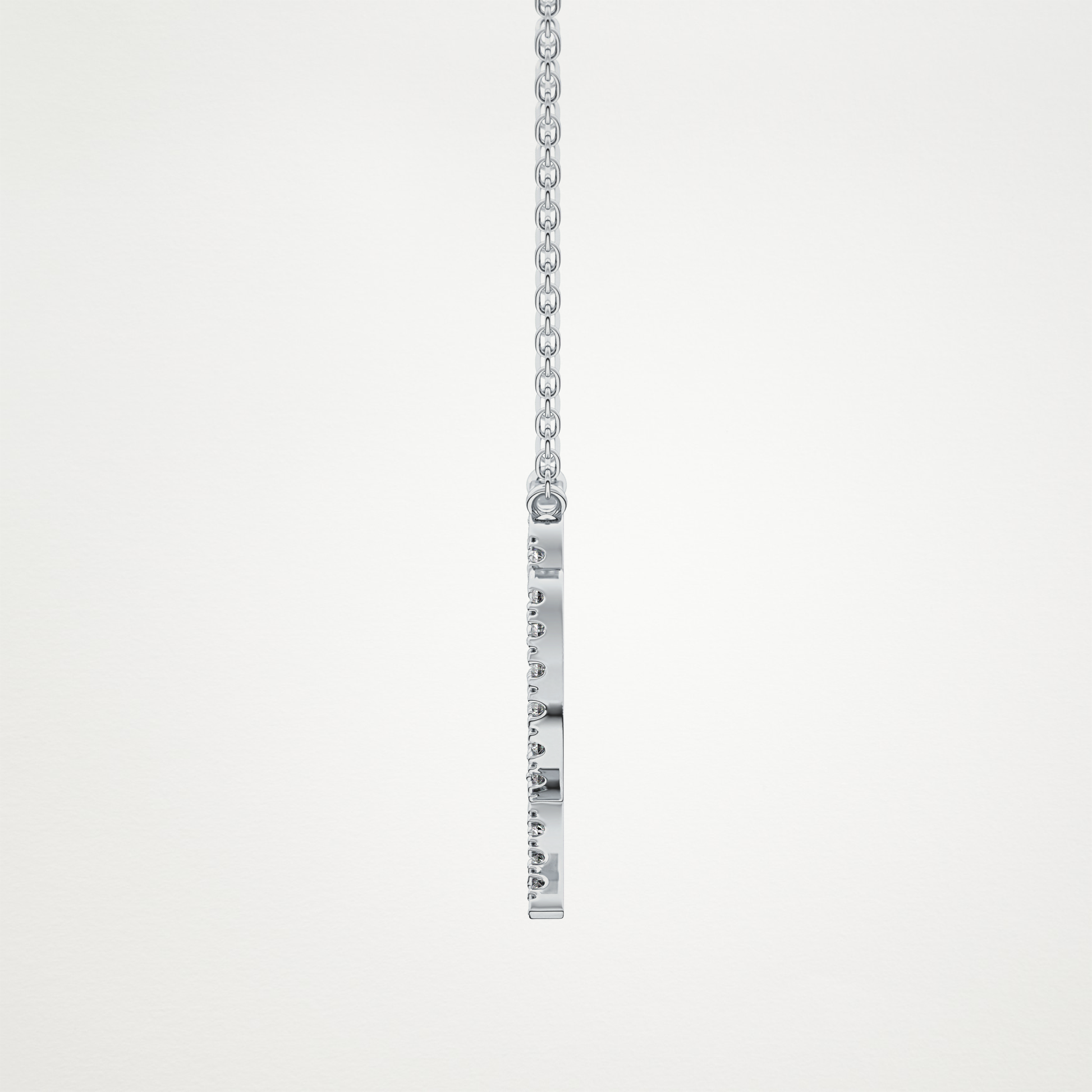 0.204 CT Moissanite Virgo Necklace in 14K or 18K Solid Gold – DEF Color, VVS Clarity