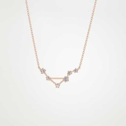 0.78 CT Moissanite Random Necklace in 14K or 18K Solid Gold – DEF Color, VVS Clarity