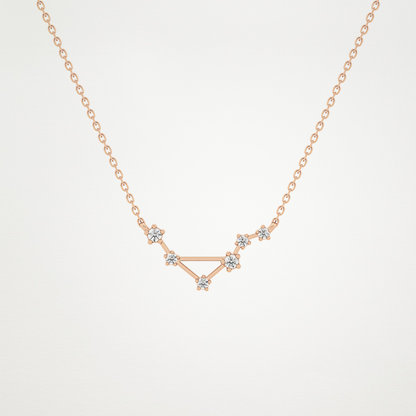 0.78 CT Moissanite Random Necklace in 14K or 18K Solid Gold – DEF Color, VVS Clarity
