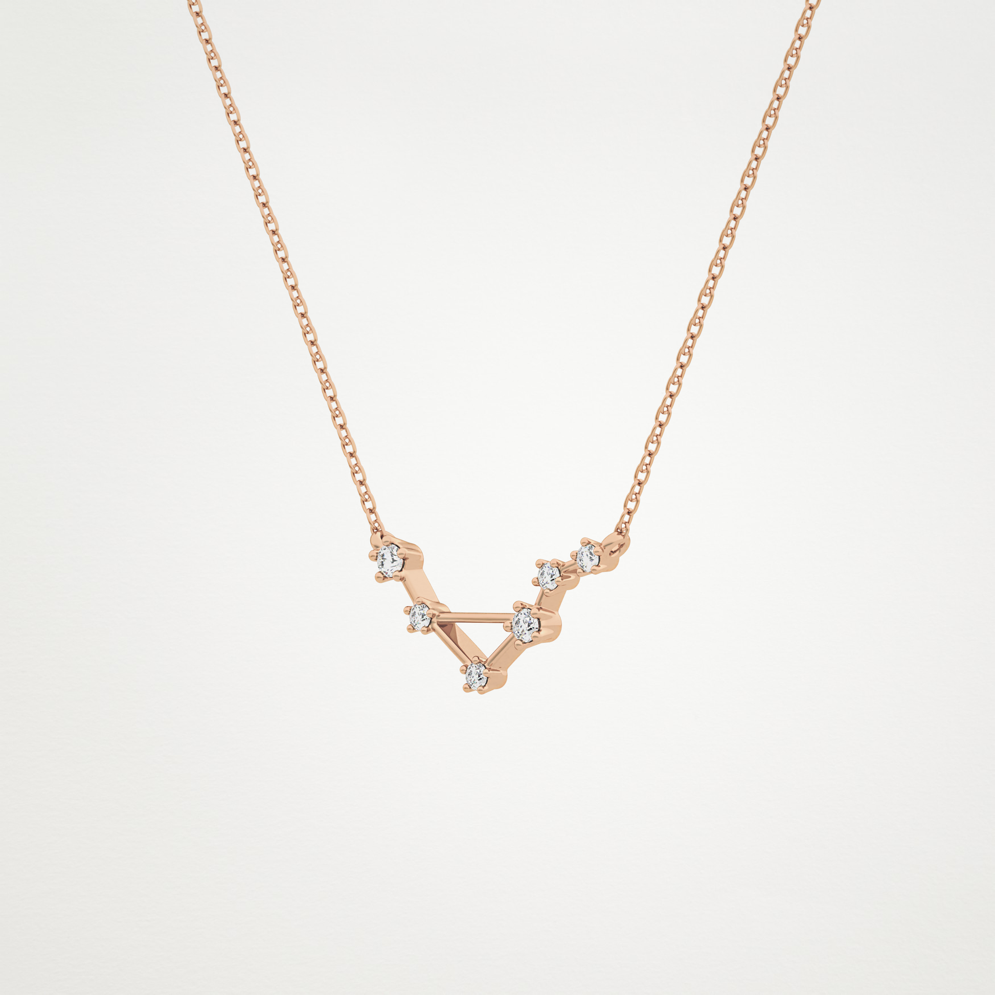 0.78 CT Moissanite Random Necklace in 14K or 18K Solid Gold – DEF Color, VVS Clarity