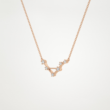 0.78 CT Moissanite Random Necklace in 14K or 18K Solid Gold – DEF Color, VVS Clarity
