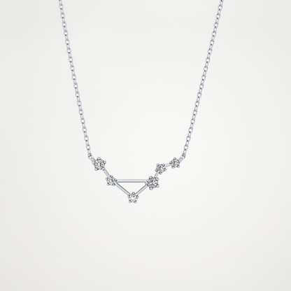 0.78 CT Moissanite Random Necklace in 14K or 18K Solid Gold – DEF Color, VVS Clarity