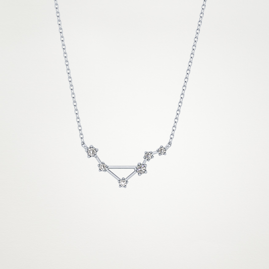 0.78 CT Moissanite Random Necklace in 14K or 18K Solid Gold – DEF Color, VVS Clarity