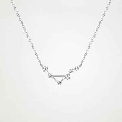 0.78 CT Moissanite Random Necklace in 14K or 18K Solid Gold – DEF Color, VVS Clarity