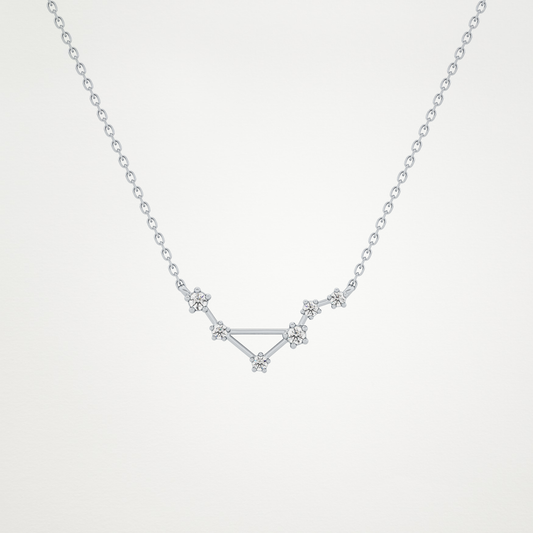 0.78 CT Moissanite Random Necklace in 14K or 18K Solid Gold – DEF Color, VVS Clarity