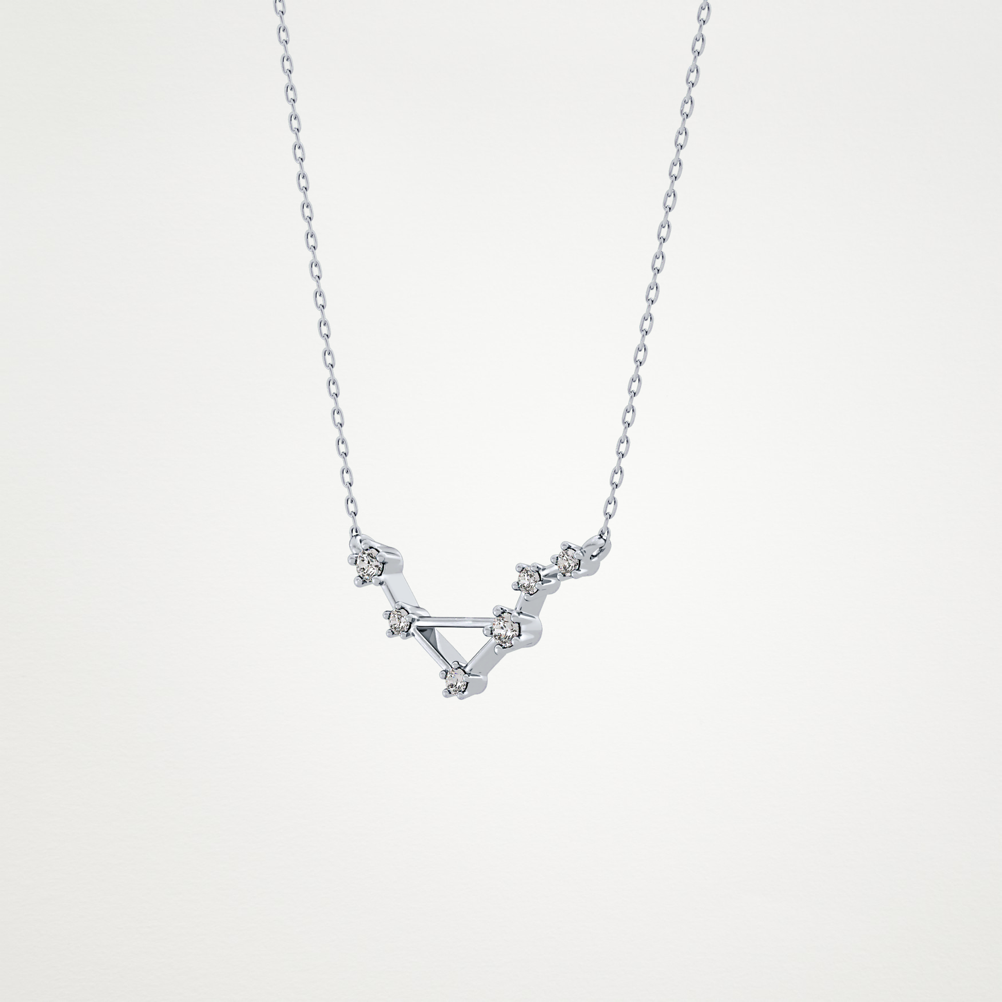 0.78 CT Moissanite Random Necklace in 14K or 18K Solid Gold – DEF Color, VVS Clarity