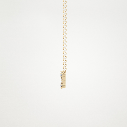 0.103 CT Moissanite Random Necklace in 14K or 18K Solid Gold – DEF Color, VVS Clarity