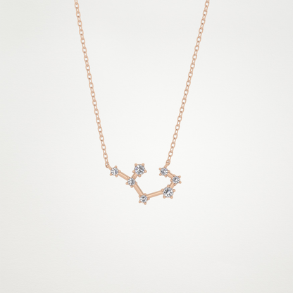 0.111 CT Moissanite Random Necklace in 14K or 18K Solid Gold – DEF Color, VVS Clarity