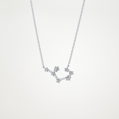 0.111 CT Moissanite Random Necklace in 14K or 18K Solid Gold – DEF Color, VVS Clarity