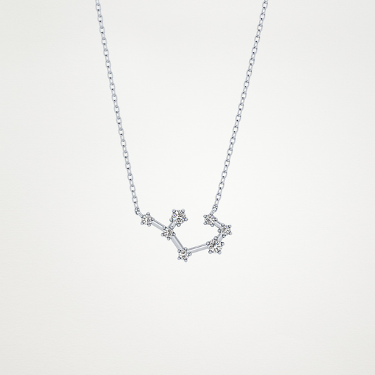 0.111 CT Moissanite Random Necklace in 14K or 18K Solid Gold – DEF Color, VVS Clarity