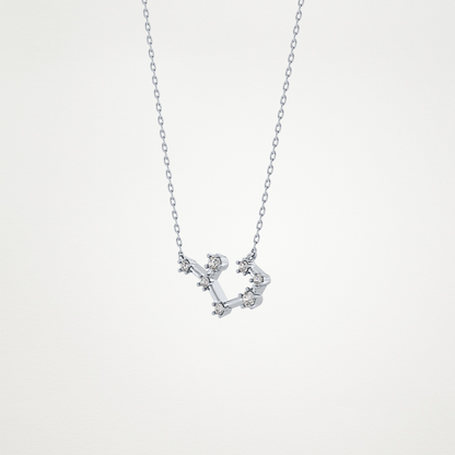 0.111 CT Moissanite Random Necklace in 14K or 18K Solid Gold – DEF Color, VVS Clarity