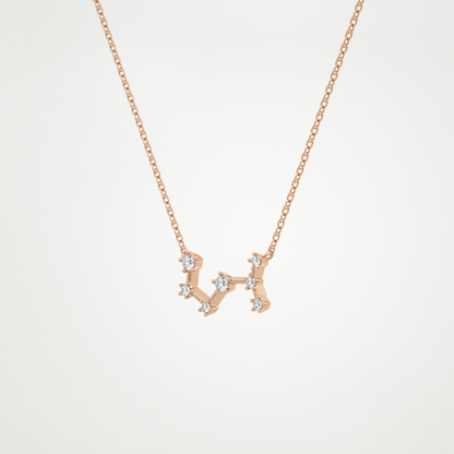 0.85 CT Moissanite Random Necklace in 14K or 18K Solid Gold – DEF Color, VVS Clarity