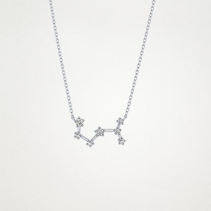 0.85 CT Moissanite Random Necklace in 14K or 18K Solid Gold – DEF Color, VVS Clarity