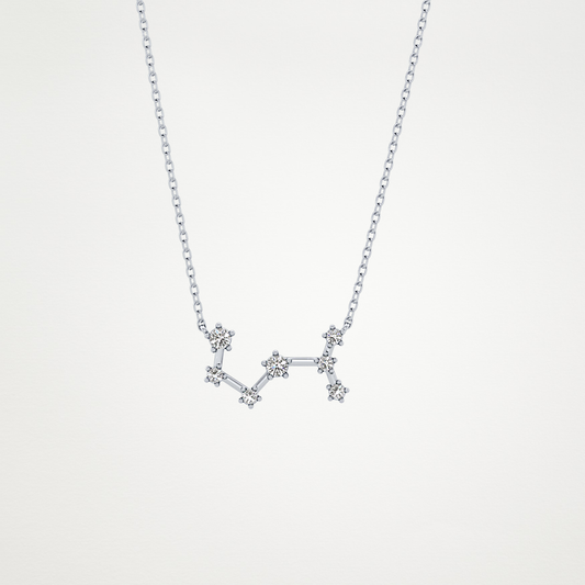 0.85 CT Moissanite Random Necklace in 14K or 18K Solid Gold – DEF Color, VVS Clarity