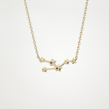 0.62 CT Moissanite Random Necklace in 14K or 18K Solid Gold – DEF Color, VVS Clarity