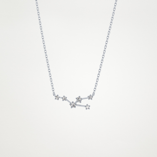 0.62 CT Moissanite Random Necklace in 14K or 18K Solid Gold – DEF Color, VVS Clarity