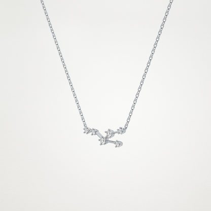0.62 CT Moissanite Random Necklace in 14K or 18K Solid Gold – DEF Color, VVS Clarity