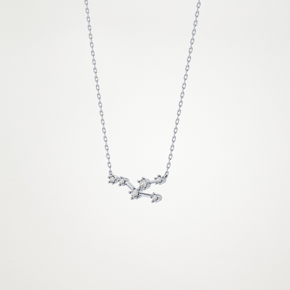 0.62 CT Moissanite Random Necklace in 14K or 18K Solid Gold – DEF Color, VVS Clarity
