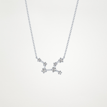 0.103 CT Moissanite Random Necklace in 14K or 18K Solid Gold – DEF Color, VVS Clarity