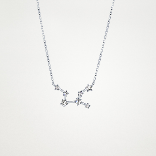 0.103 CT Moissanite Random Necklace in 14K or 18K Solid Gold – DEF Color, VVS Clarity