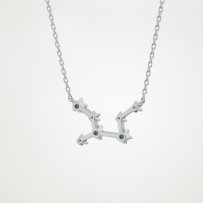 0.103 CT Moissanite Random Necklace in 14K or 18K Solid Gold – DEF Color, VVS Clarity