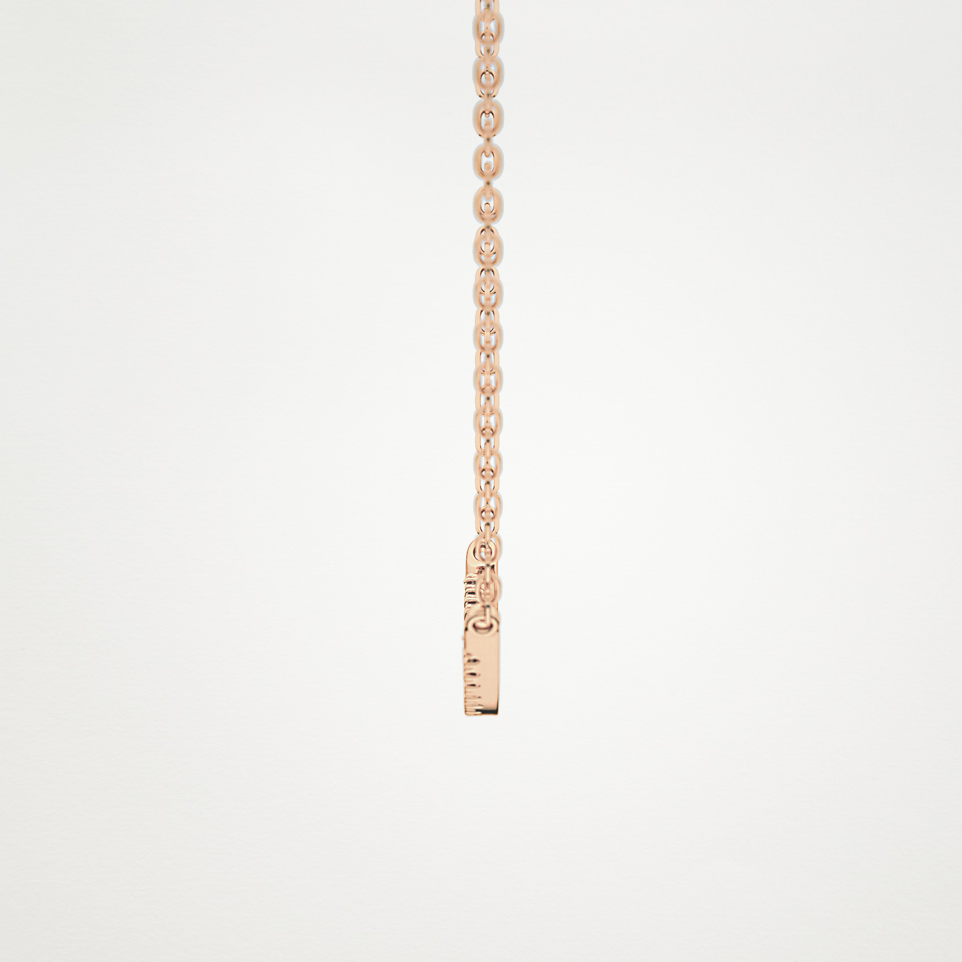 0.91 CT Moissanite Smile Necklace in 14K or 18K Solid Gold – DEF Color, VVS Clarity