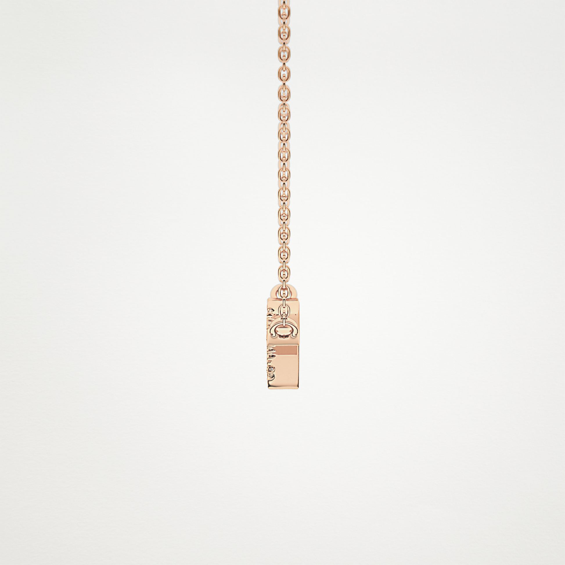 0.123 CT Moissanite Random Necklace in 14K or 18K Solid Gold – DEF Color, VVS Clarity