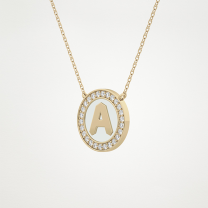 0.17 CT Moissanite Rounded A Necklace in 14K or 18K Solid Gold – DEF Color, VVS Clarity