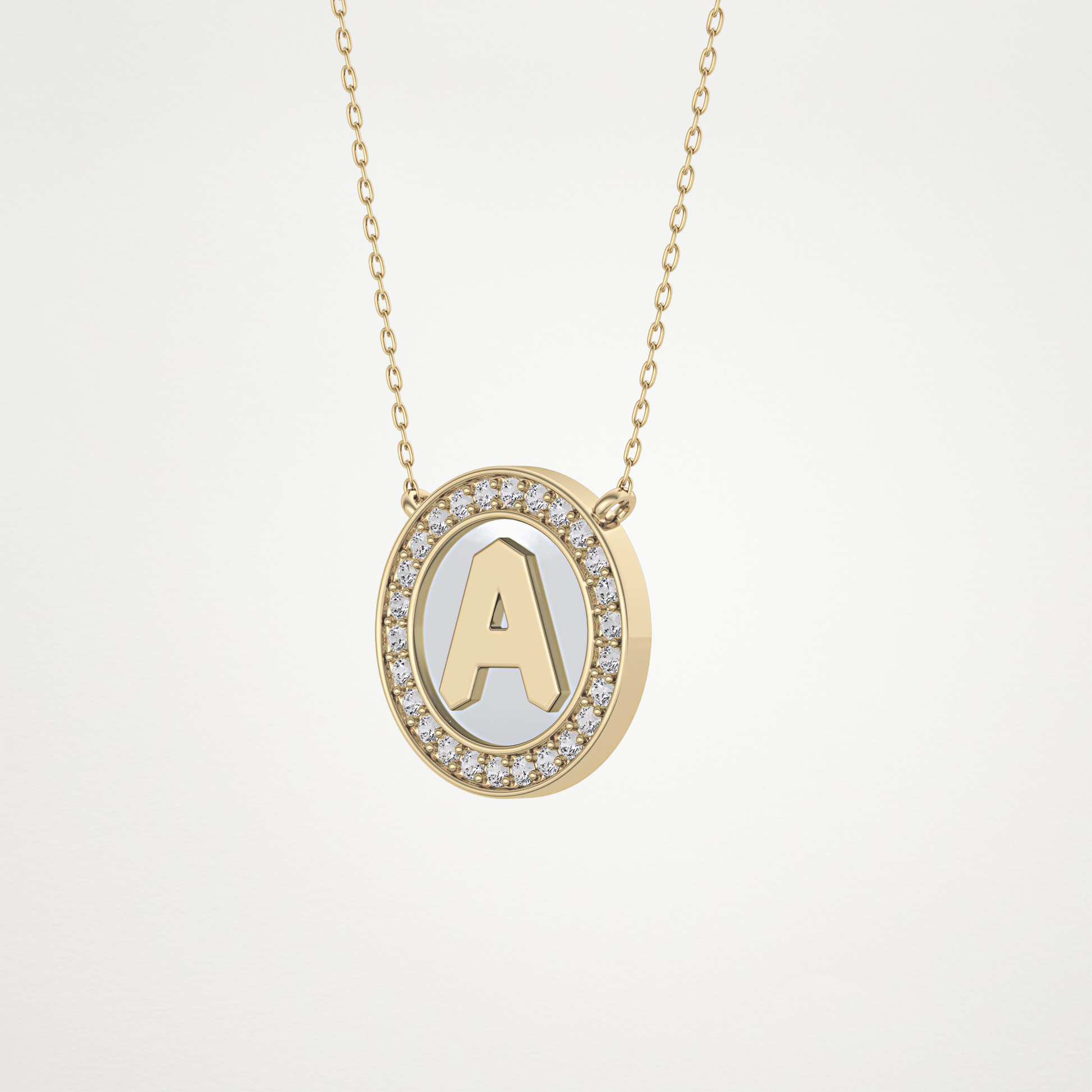 0.17 CT Moissanite Rounded A Necklace in 14K or 18K Solid Gold – DEF Color, VVS Clarity
