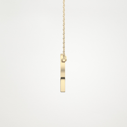 0.17 CT Moissanite Rounded A Necklace in 14K or 18K Solid Gold – DEF Color, VVS Clarity
