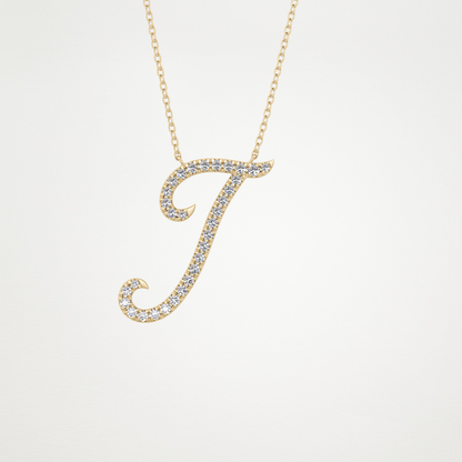 0.189 CT Moissanite I Shaped Necklace in 14K or 18K Solid Gold – DEF Color, VVS Clarity