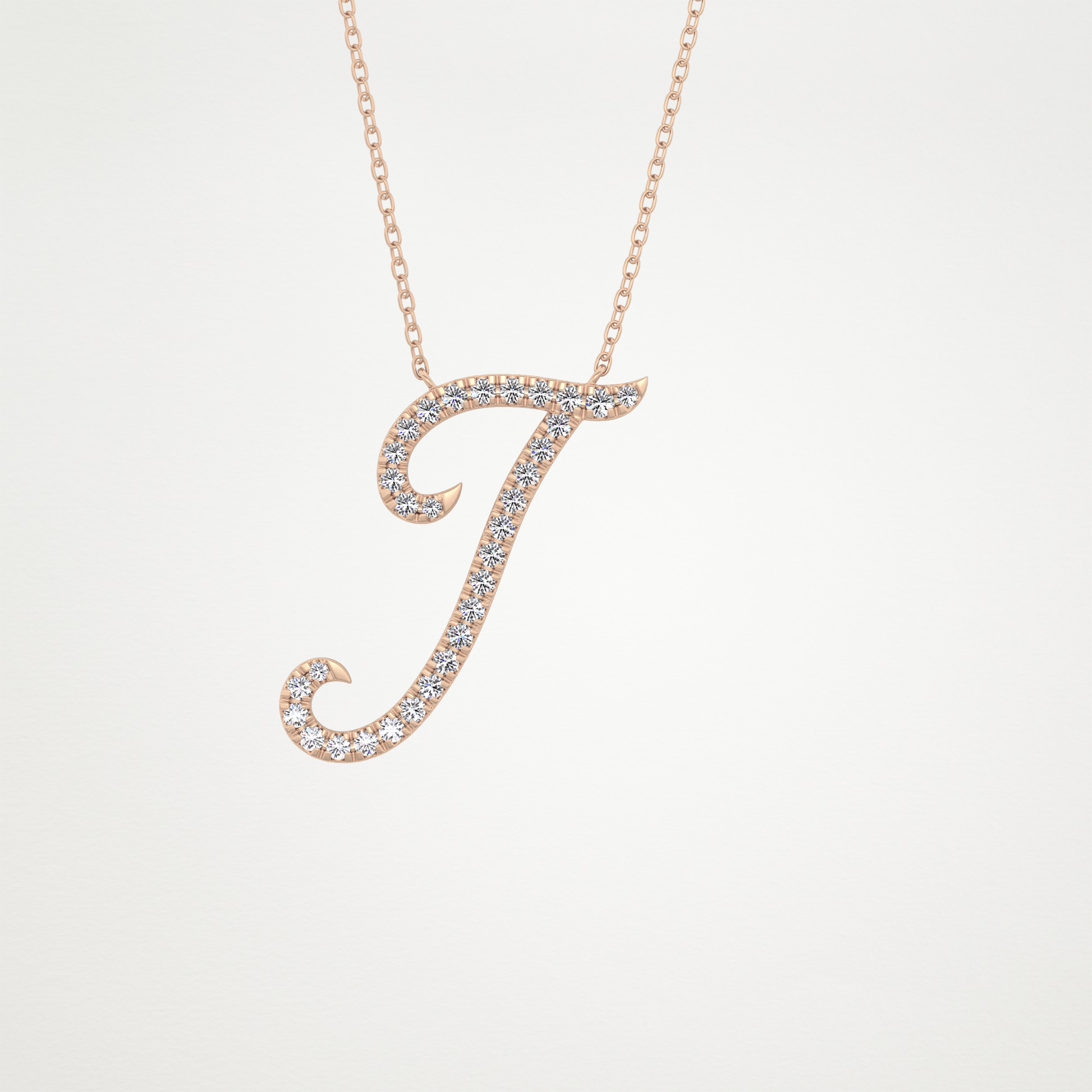 0.189 CT Moissanite I Shaped Necklace in 14K or 18K Solid Gold – DEF Color, VVS Clarity