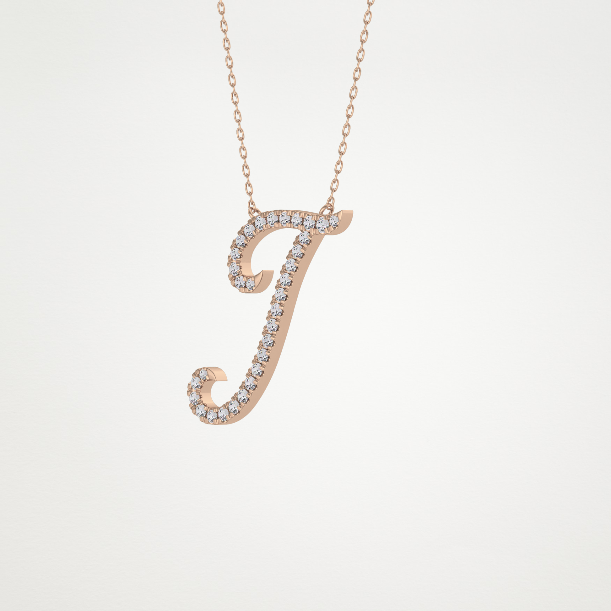 0.189 CT Moissanite I Shaped Necklace in 14K or 18K Solid Gold – DEF Color, VVS Clarity