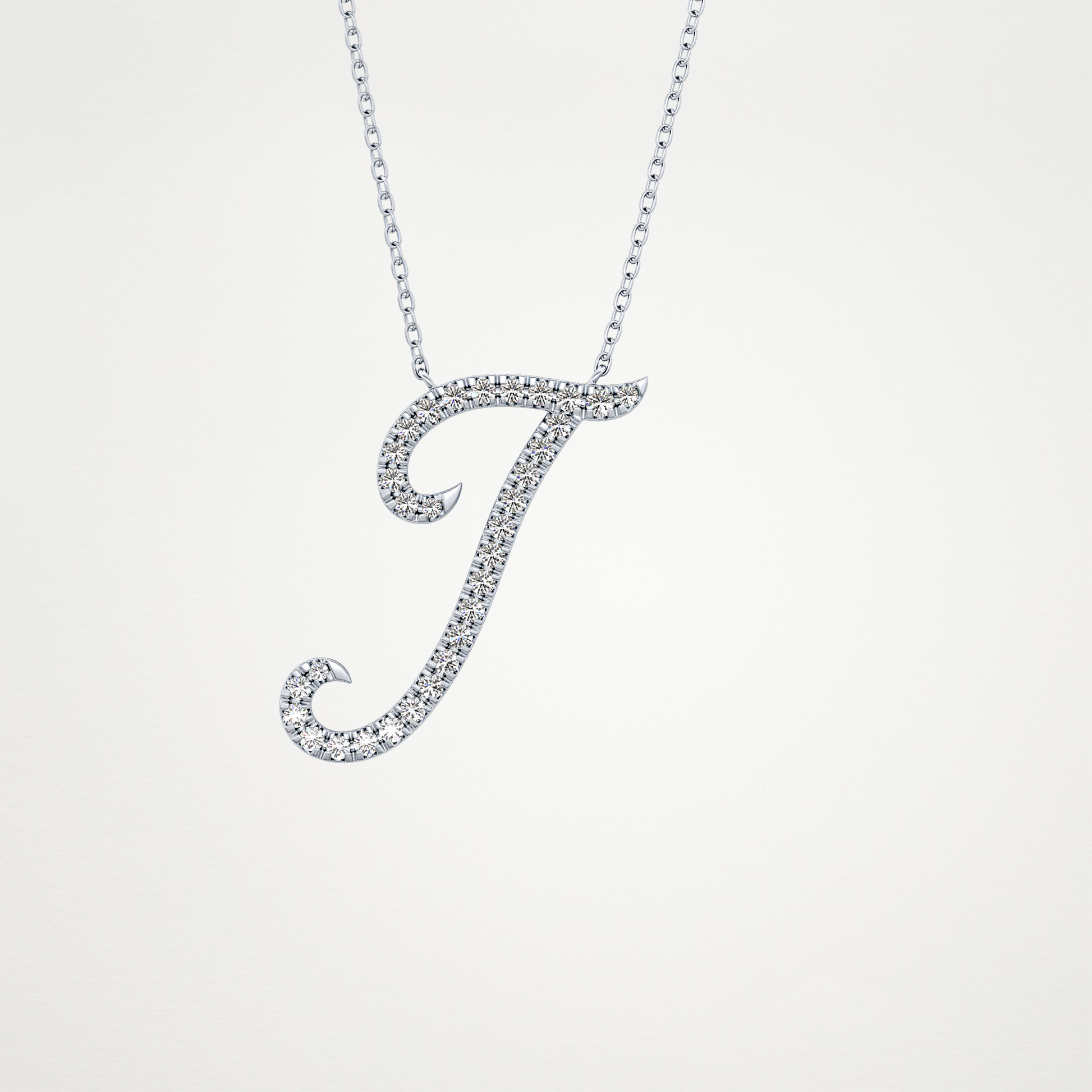 0.189 CT Moissanite I Shaped Necklace in 14K or 18K Solid Gold – DEF Color, VVS Clarity