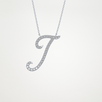 0.189 CT Moissanite I Shaped Necklace in 14K or 18K Solid Gold – DEF Color, VVS Clarity
