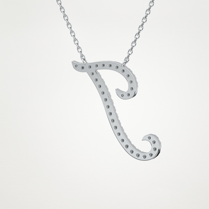 0.189 CT Moissanite I Shaped Necklace in 14K or 18K Solid Gold – DEF Color, VVS Clarity