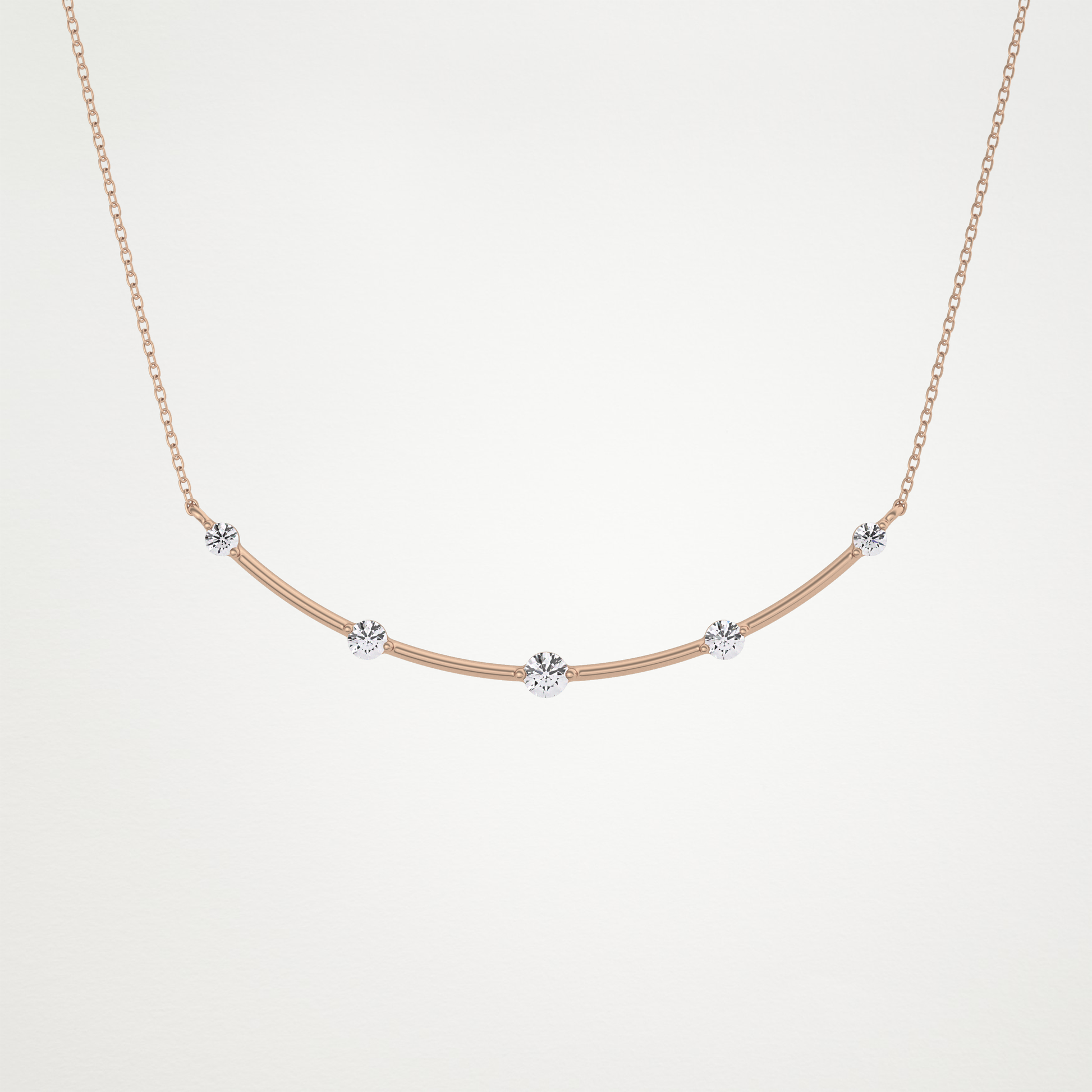 0.31 CT Moissanite Smily Shaped Necklace in 14K or 18K Solid Gold – DEF Color, VVS Clarity