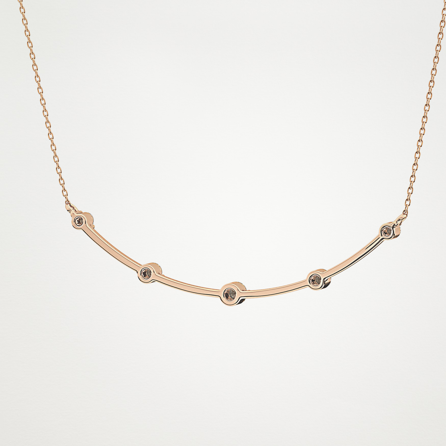 0.31 CT Moissanite Smily Shaped Necklace in 14K or 18K Solid Gold – DEF Color, VVS Clarity