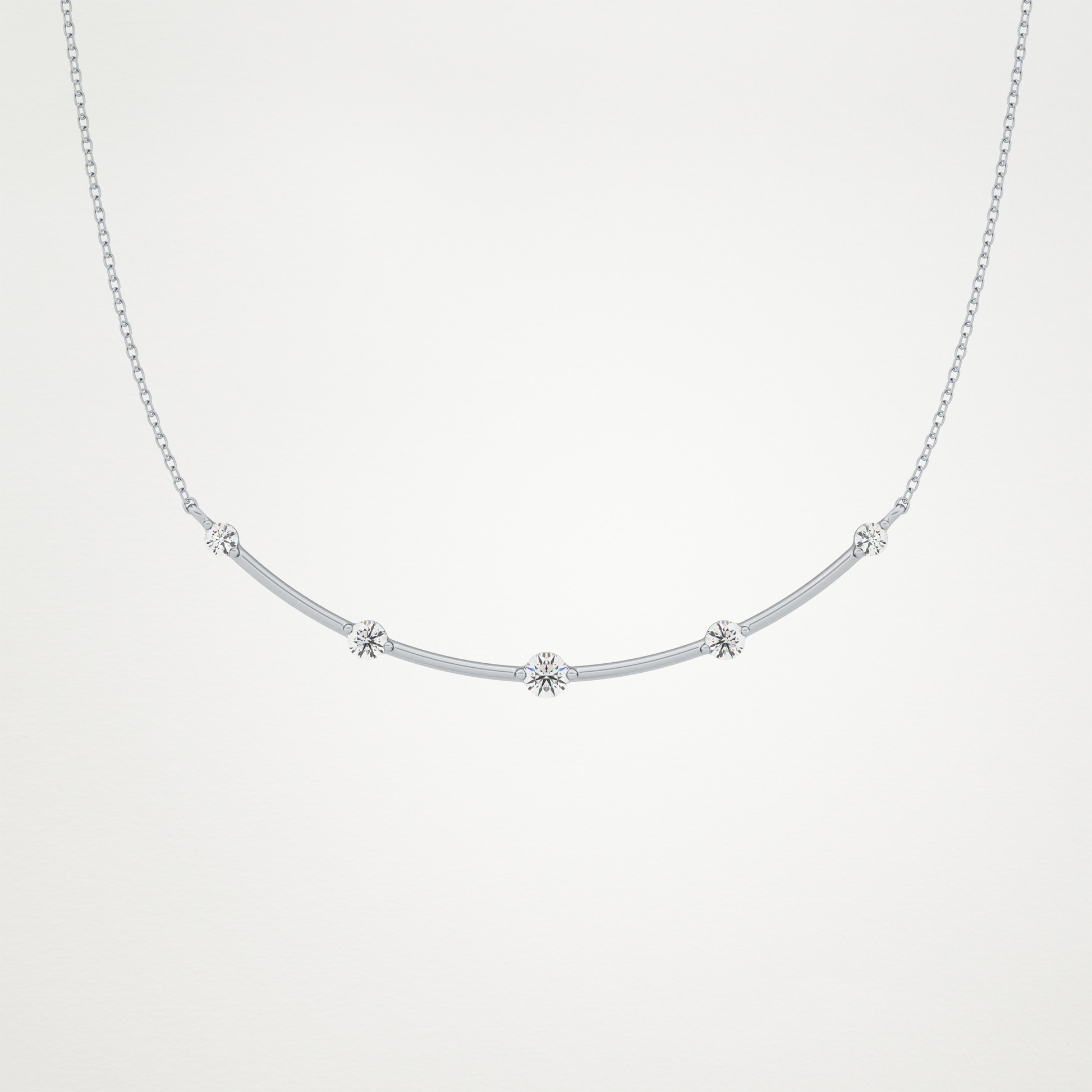0.31 CT Moissanite Smily Shaped Necklace in 14K or 18K Solid Gold – DEF Color, VVS Clarity