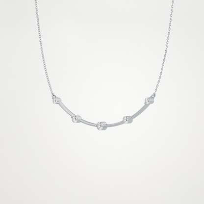 0.31 CT Moissanite Smily Shaped Necklace in 14K or 18K Solid Gold – DEF Color, VVS Clarity