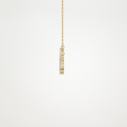 0.65 CT Moissanite Cluster Necklace in 14K or 18K Solid Gold – DEF Color, VVS Clarity