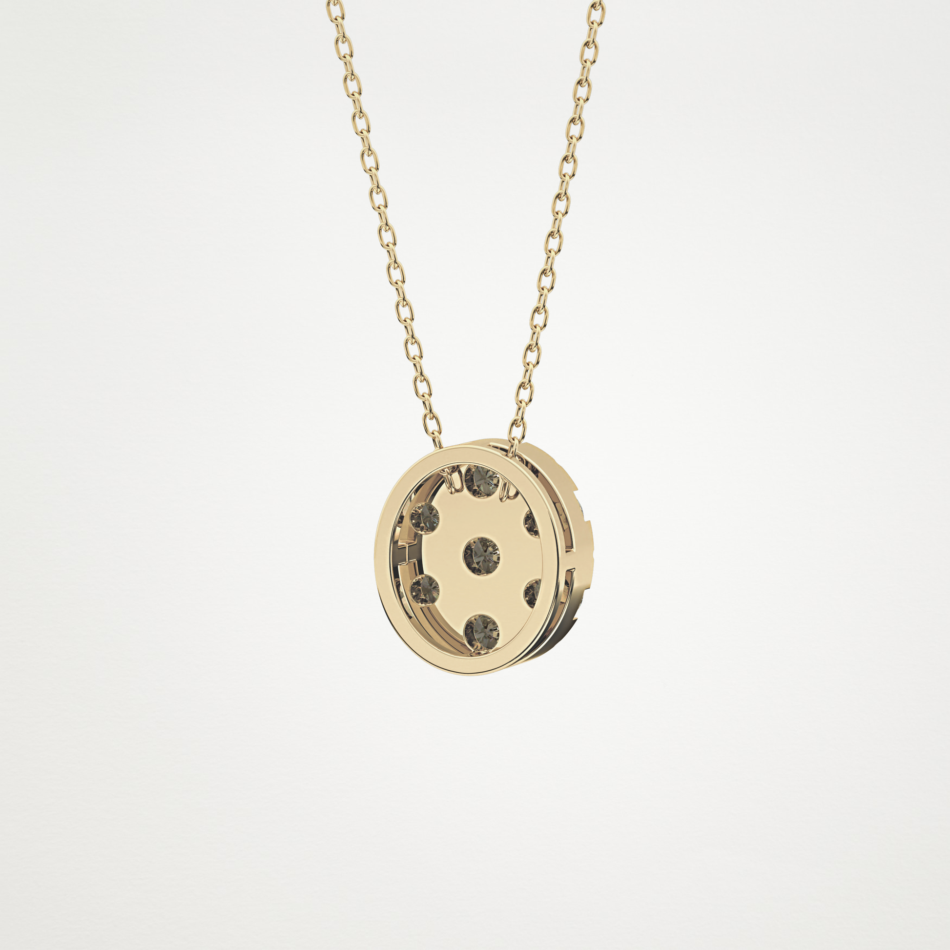 0.54 CT Moissanite Oval Shaped Necklace in 14K or 18K Solid Gold – DEF Color, VVS Clarity