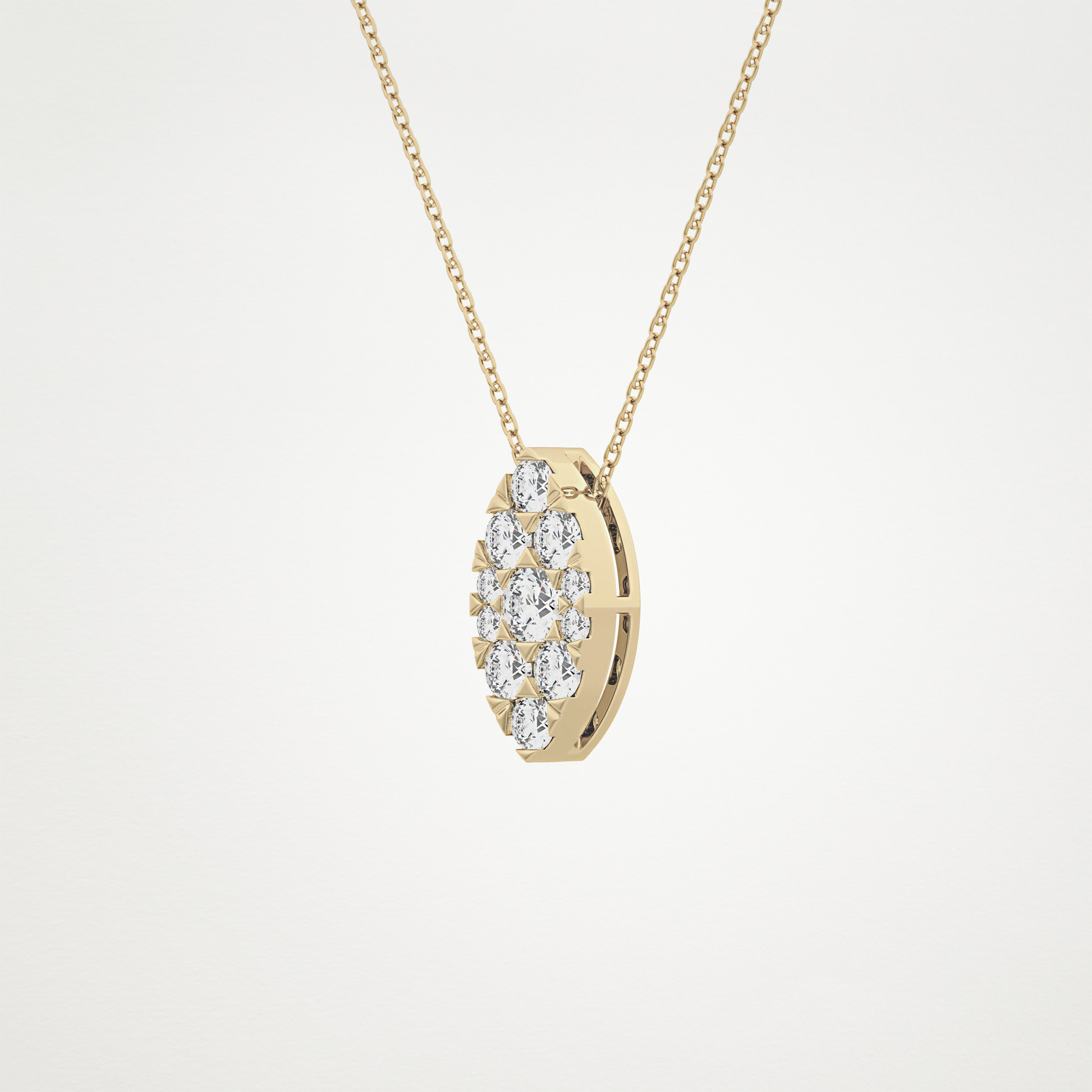 0.7 CT Moissanite Marquise Necklace in 14K or 18K Solid Gold – DEF Color, VVS Clarity
