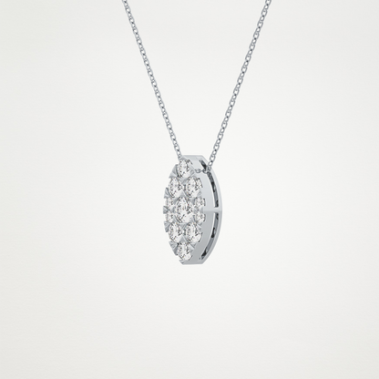 0.7 CT Moissanite Marquise Necklace in 14K or 18K Solid Gold – DEF Color, VVS Clarity