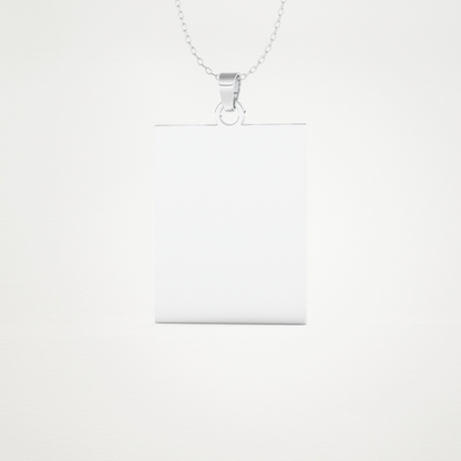 Custom Photo Printed Pendant Necklace – 14K/18K Gold & 925 Silver 4