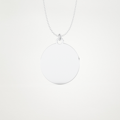 Custom Photo Printed Pendant Necklace – 14K/18K Gold & 925 Silver 4