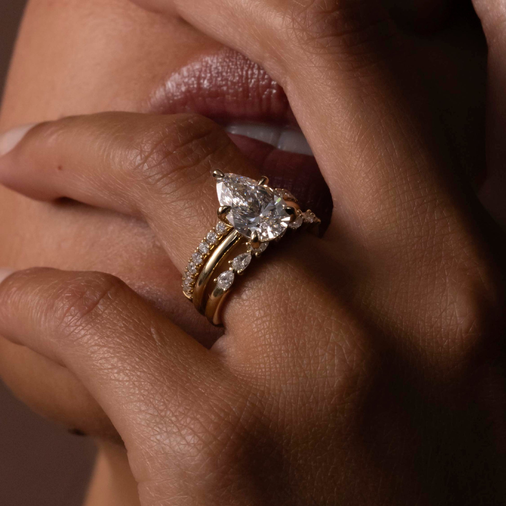 0.25 TCW Round Shaped Half Eternity Lab Grown Diamond Wedding Band