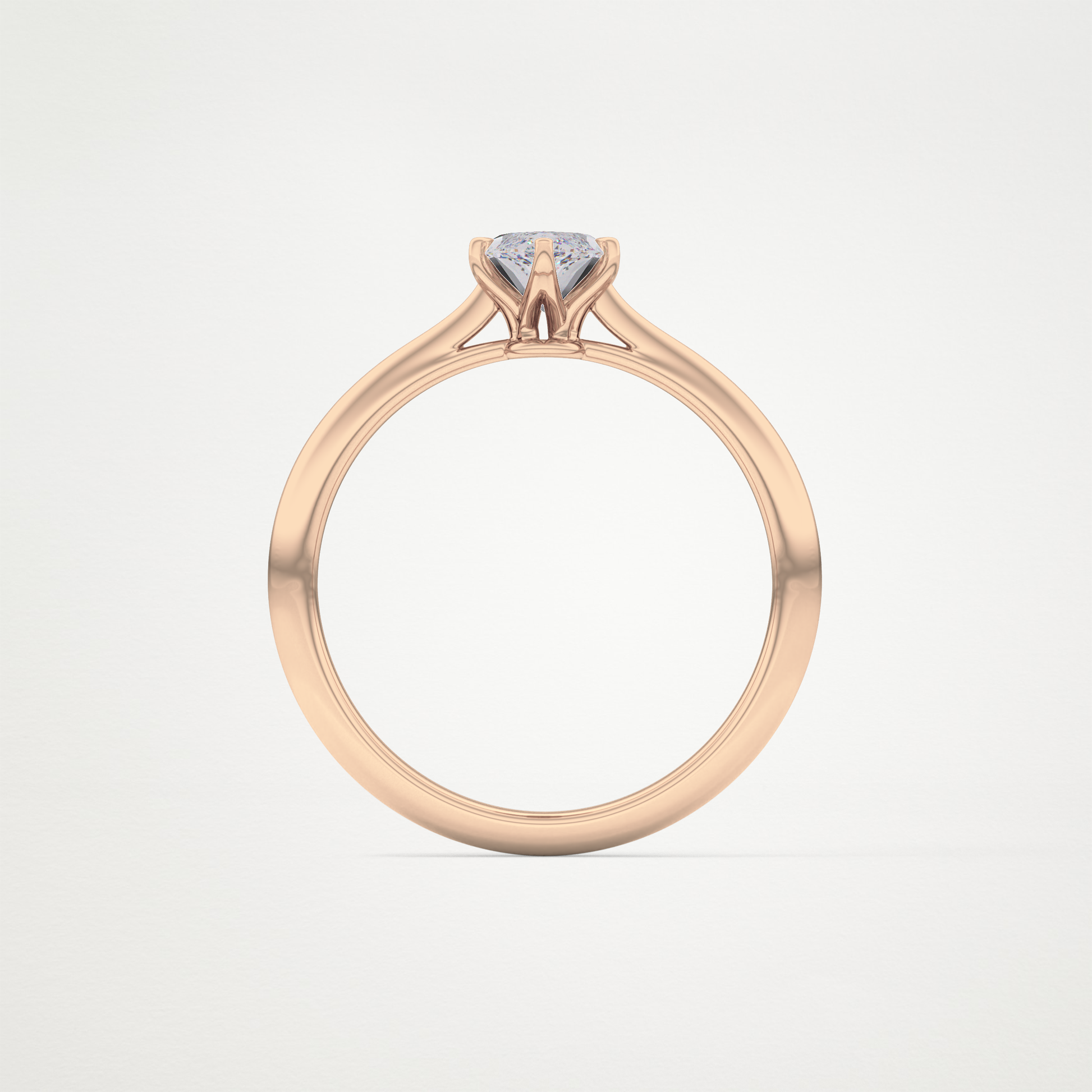 Marquise Cut Moissanite Cathedral Solitaire Engagement Ring – 0.82 CT Lab-Created Brilliance in 10K/14K/18K Gold