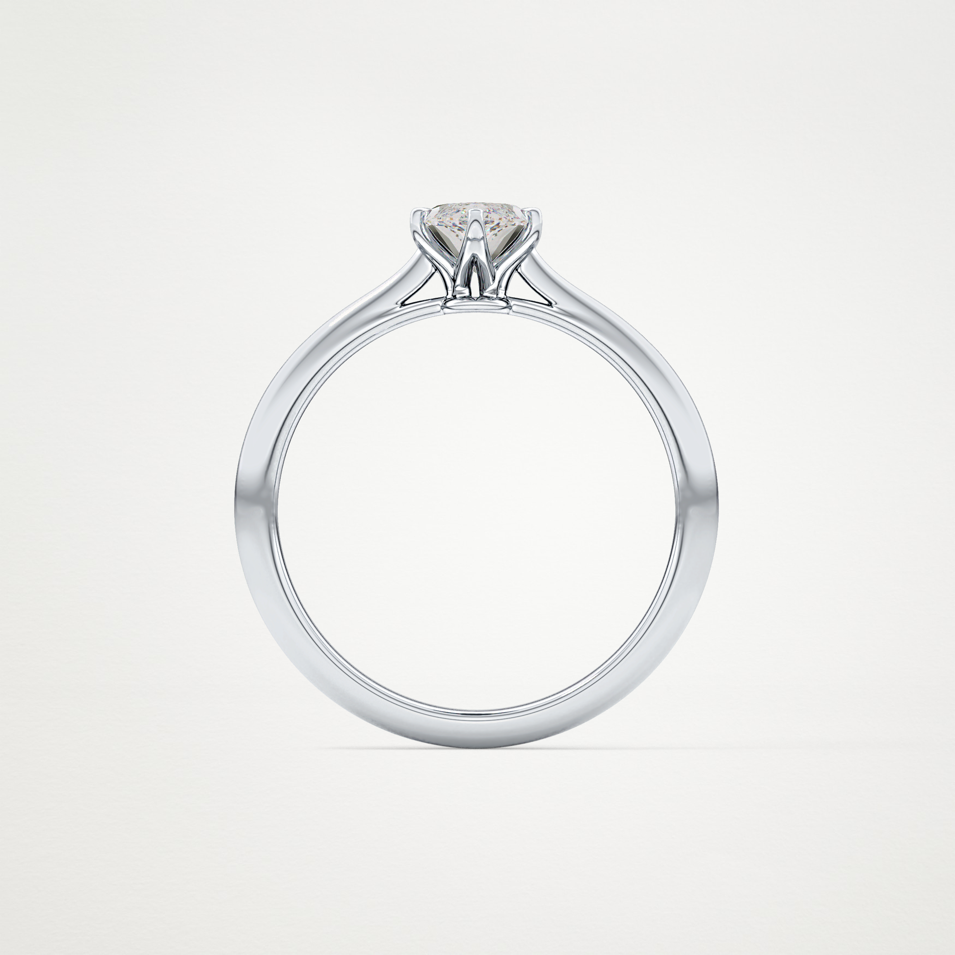 Marquise Cut Moissanite Cathedral Solitaire Engagement Ring – 0.82 CT Lab-Created Brilliance in 10K/14K/18K Gold